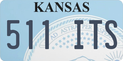 KS license plate 511ITS