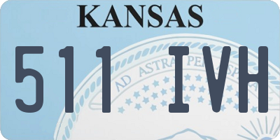 KS license plate 511IVH
