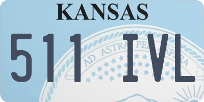 KS license plate 511IVL