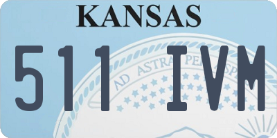KS license plate 511IVM