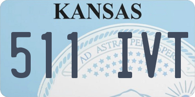 KS license plate 511IVT