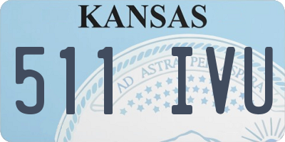 KS license plate 511IVU