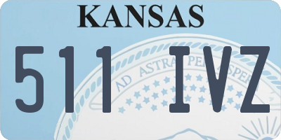 KS license plate 511IVZ