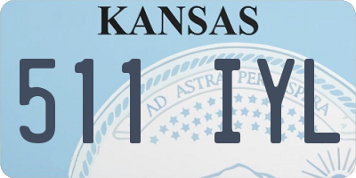 KS license plate 511IYL