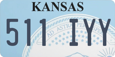 KS license plate 511IYY