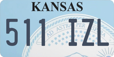 KS license plate 511IZL