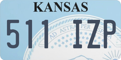 KS license plate 511IZP
