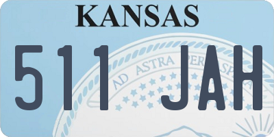 KS license plate 511JAH