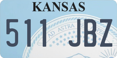 KS license plate 511JBZ