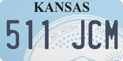KS license plate 511JCM
