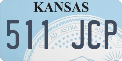 KS license plate 511JCP