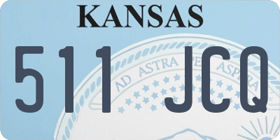 KS license plate 511JCQ