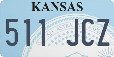 KS license plate 511JCZ