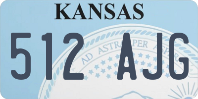 KS license plate 512AJG