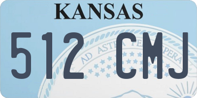 KS license plate 512CMJ