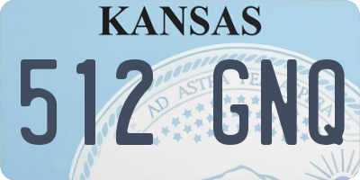KS license plate 512GNQ