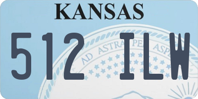 KS license plate 512ILW