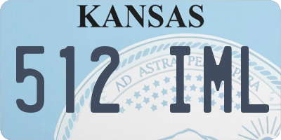 KS license plate 512IML