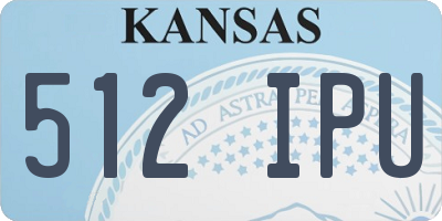 KS license plate 512IPU
