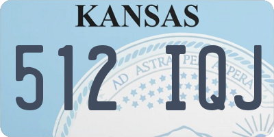 KS license plate 512IQJ