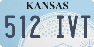 KS license plate 512IVT
