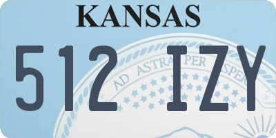 KS license plate 512IZY