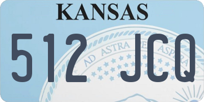 KS license plate 512JCQ