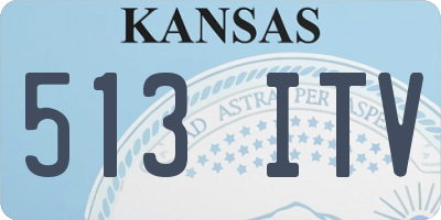 KS license plate 513ITV