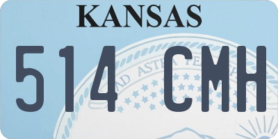 KS license plate 514CMH