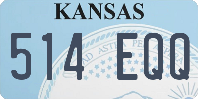 KS license plate 514EQQ