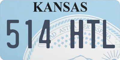 KS license plate 514HTL