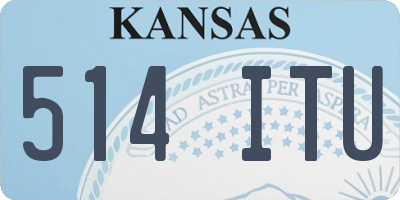 KS license plate 514ITU