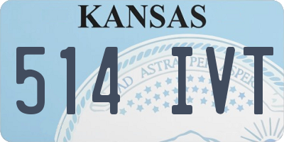 KS license plate 514IVT