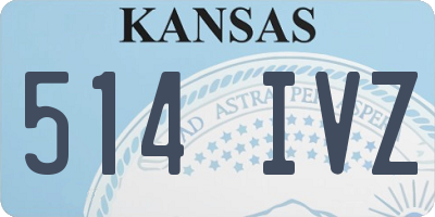 KS license plate 514IVZ