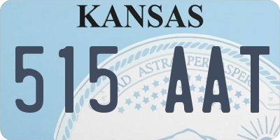 KS license plate 515AAT