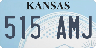 KS license plate 515AMJ