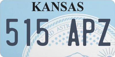 KS license plate 515APZ