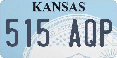 KS license plate 515AQP