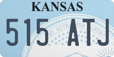 KS license plate 515ATJ