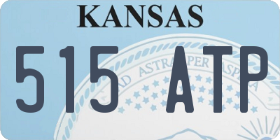 KS license plate 515ATP