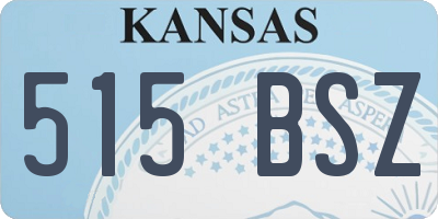 KS license plate 515BSZ