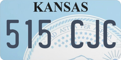 KS license plate 515CJC