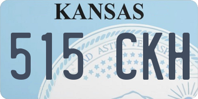 KS license plate 515CKH