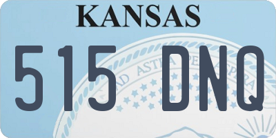 KS license plate 515DNQ