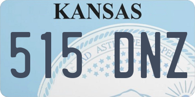 KS license plate 515DNZ