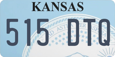 KS license plate 515DTQ