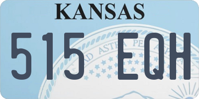 KS license plate 515EQH