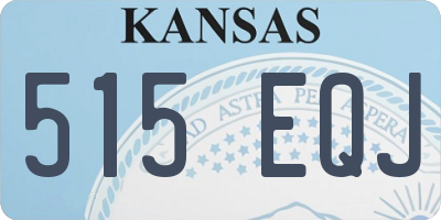 KS license plate 515EQJ