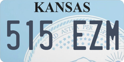 KS license plate 515EZM
