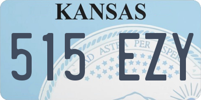 KS license plate 515EZY